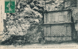 LES ECHELLES - Entrée Des Grottes - Le Monument De Charles Emmanuel II - Les Echelles