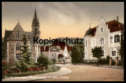 ALTE POSTKARTE SONDERSHAUSEN FÜRSTENPLATZ MIT KATHOLISCHER KIRCHE THÜRINGEN église Church Cpa Postcard AK Anischtskarte - Sondershausen