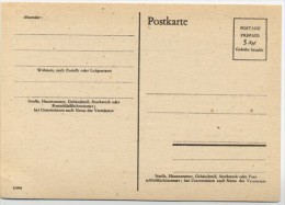 Behelfsausgabe  P705  Postkarte  RPD Hamburg 1946  Kat. 9,00 € - Voorlopige Uitgaves Britse Zone