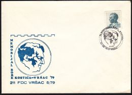 Yugoslavia 1979, Illustrated Cover "Chess Memorial Bora Kostic" W./ Special Postmark "Vrsac", Ref.bbzg - Covers & Documents