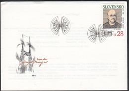 Slovakia 1994, FDC Cover "Europe: Discoveries And Inventions" W./ Special Postmark "Tajov", Ref.bbzg - FDC