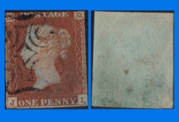 GB 1841-0035, QV 1d Red-Brown J-I Letters SG8 Plate 15 (Spec BS4e), MC Cancel - Usados