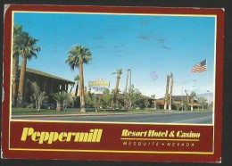 PEPPERMILL Resort Hotel Casino Mesquite Nevada USA 1989 - Andere & Zonder Classificatie