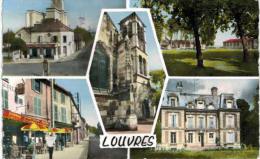 Louvres Multivue : Silo écoles église Grande Rue Château - Louvres
