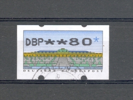 1996 N° 2 B  DISTRIBUTEUR DBP ** 80 *   OBLITÉRÉ - Roller Precancels