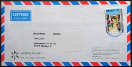 Rwanda Air Mail Cover Sent To Denmark  ( Lot 3673 ) - Other & Unclassified