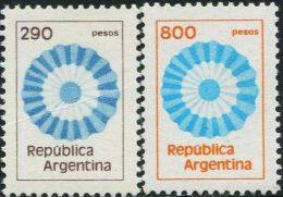 GA0784 Argentina 1978 Poor Ticket Two Cap Badges 2v MNH - Nuovi