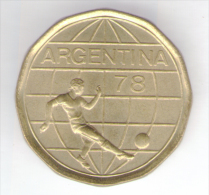 ARGENTINA 50 PESOS 1977 MUNDIAL FUTBOL 1978 - Argentinië