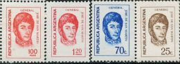 GA0789 Argentina 1978 General San Martin 4v MNH - Ungebraucht