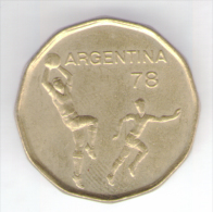 ARGENTINA 20 PESOS 1977 MUNDIAL FUTBOL 1978 - Argentinië