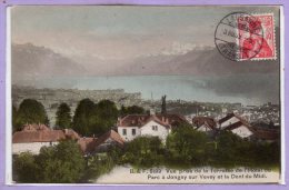 SUISSE -- - JONGNY Sur VEVEY --  Vue Prise De.... - Jongny