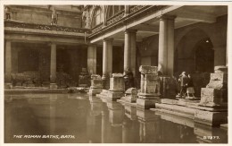 BATH. The Roman Bath - 2 Scans - Bath