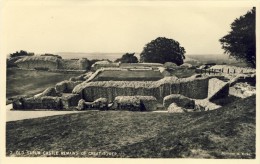 Old Sarum Castle Remains  2 Scans - Salisbury