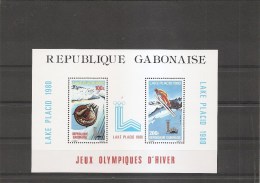 JO D'hiver De LakePlacid-1980 ( BF 34 XXX -MNH- Du Gabon) - Invierno 1980: Lake Placid