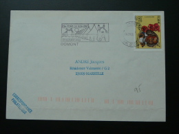 95 Val D'Oise Domont Cirque Circus Cheval Horse 2002 - Flamme Sur Lettre Postmark On Cover - Circus
