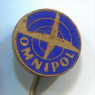 Airplane / Airlines - OMNIPOL, Enamel, Old Pin, Badge - Avions