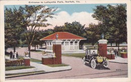 Entrance To Lafayette Park Norfolk Virginia - Norfolk