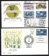 LOT 4 LETTRES ROTARY INTERNATIONAL- USA- DIVERS DISTRICTS- CAD  1985- 1986- 1988- 2 SCANS - Rotary, Club Leones