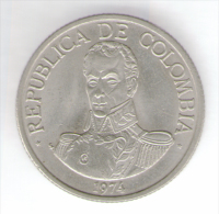 COLOMBIA 1 PESO 1974 - Colombie