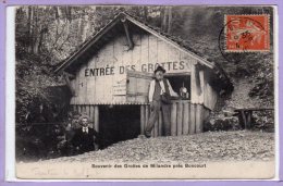 SUISSE --  Souvenir Des Grottes De MILANDRE Prés De Boncourt - Boncourt