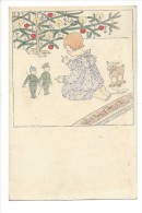 10069 -  Koehler Enfant Sous Sapin De Noël 2 Soldats De Plomb Et Chien - Koehler, Mela