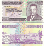 Burundi P44, 100 Francs, Prince Rwagasore / Home Construction, 2010 - Burundi