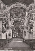 SUISSE,SWITZERLAND,SWISS, HELVETIA,SCHWEIZ,SVIZZERA ,SCHWYZ,EINSIEDELN EN 1968,INNERES DER WALLFAHRTSKIRCHE - Einsiedeln