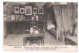 CP, 01, ARS - Intérieur De La Chambre, Lit Du Saint J.M Vianney, Curé D'ARS..., Ecrite En 1931 - Ars-sur-Formans