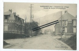 CPA - Lassigny - L´Entrée Du Village - Route De Roye à Compiègne - Lassigny