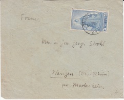 BELGIUM USED COVER 07/091950 COB 820 SEUL SUR LETTRE CHARLEROI VERS WANIGEN FRANCE - Lettres & Documents