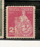 Brazil ** & Cent. Do  Instituto Dos Advogados Brazileiros   1943 (410) - Unused Stamps