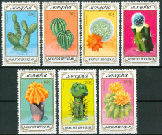 1989 Mongolia Flora Cactus Piante Plants Plantes Set MNH** Mon235 - Cactus