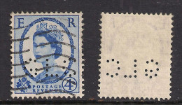 GB 1965 QE2 4d Wilding Perfins (G L C ) Wmk 179 SG 576a.... ( C453 ) - Gezähnt (perforiert)