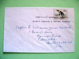 South Africa 1996 Cover To England - Bird Penguin - Lettres & Documents