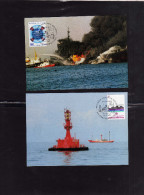 UNITED NATIONS AUSTRIA VIENNA WIEN - ONU - UN - UNO 1983 Safety At Sea SLVATAGGIO MARITTIMO FDC MAXI CARD MAXIMUM - Maximum Cards