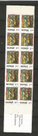 NORVEGE - CARNET COMPLET 10 TIMBRES NEUFS** N° C915 - 1986 - NOEL / VITRAUX - COTE 20 € - VOIR SCAN - Markenheftchen