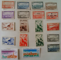 12455# ALGERIE LOT POSTE AERIENNE ** - * & Oblitéré Cote 68 Euros - Poste Aérienne