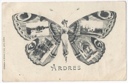 62---  ARDRES  -- Papillon -- Butterfly --- Schmetterling  - 1914 - Ardres