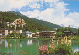 SUISSE,HELVETIA,SWISS,SWI TZERLAND,SVIZZERA,SCHWEIZ ,CRANS MONTANA,VALAIS,IL Y A 32 ANS,STATION,LAC,PRINTEMPS - Crans-Montana