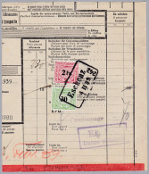 Heimat TG ESCHENZ SBB 4-11-39 Bahnstempel Eisenbahnmarken Auf Frachtbrief Stück - Ferrocarril