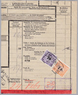 Heimat ZH MARTHALEN SBB 1939-11-23 Bahnstempel Eisenbahnmarken Auf Frachtbrief Stück - Spoorwegen