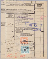 Heimat TG SCHLATT SBB 1941-10-21 Bahnstation Stempel Eisenbahnmarken Auf Frachtbrief Stück - Spoorwegen