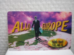 Prepaidcard Allo Europe 500 BEF (Mint,Neuve) Rare - Carte GSM, Ricarica & Prepagata