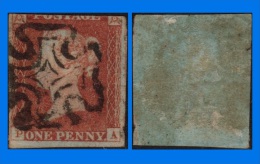 GB 1841-0048, QV 1d Red-Brown P-A Letters SG8, MC Cancel - Gebruikt