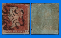 GB 1841-0048, QV 1d Red-Brown P-A Letters SG8, MC Cancel - Usati