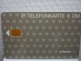 Phonecard Germany 6DM Lufthansa Not Perfect Condition Used Only 3000 Made - O-Reeksen : Klantenreeksen