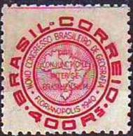 BRAZIL # 495  -  9th Congress Of Geography - 1940 - Nuevos