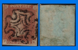 GB 1841-0053, QV 1d Red-Brown P-E Letters SG9, MC Cancel - Oblitérés