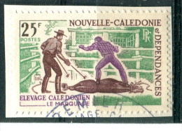 Nouvelle Calédonie 1969 - YT 357 (o) Sur Fragment - Used Stamps