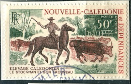 Nouvelle Calédonie 1969 - Poste Aérienne YT 104 (o) Sur Fragment - Used Stamps